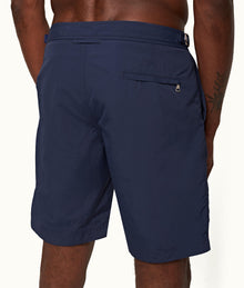 Dane Longest-Length Swim Shorts | Lagoon Blue