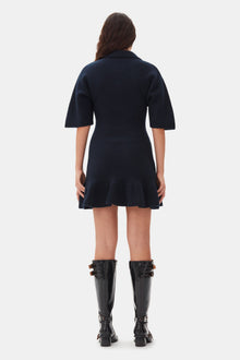 Dark Blue Mini Dress | Sky Captain