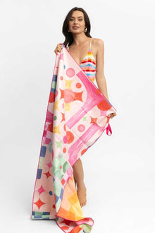 Women | Reversible Packable Beach Towel | Day Trippin'