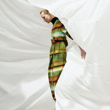 Front image of a woman wearing the Deana dress in Faded Print | Exclude