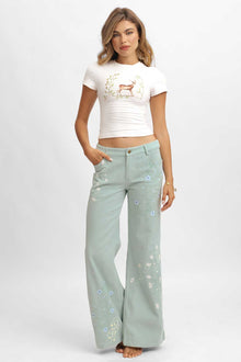 Women | Lauren Embroidered Pants | Enchantment