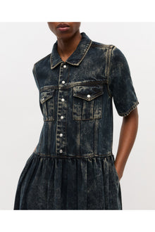 Denim Dress | Black Washed