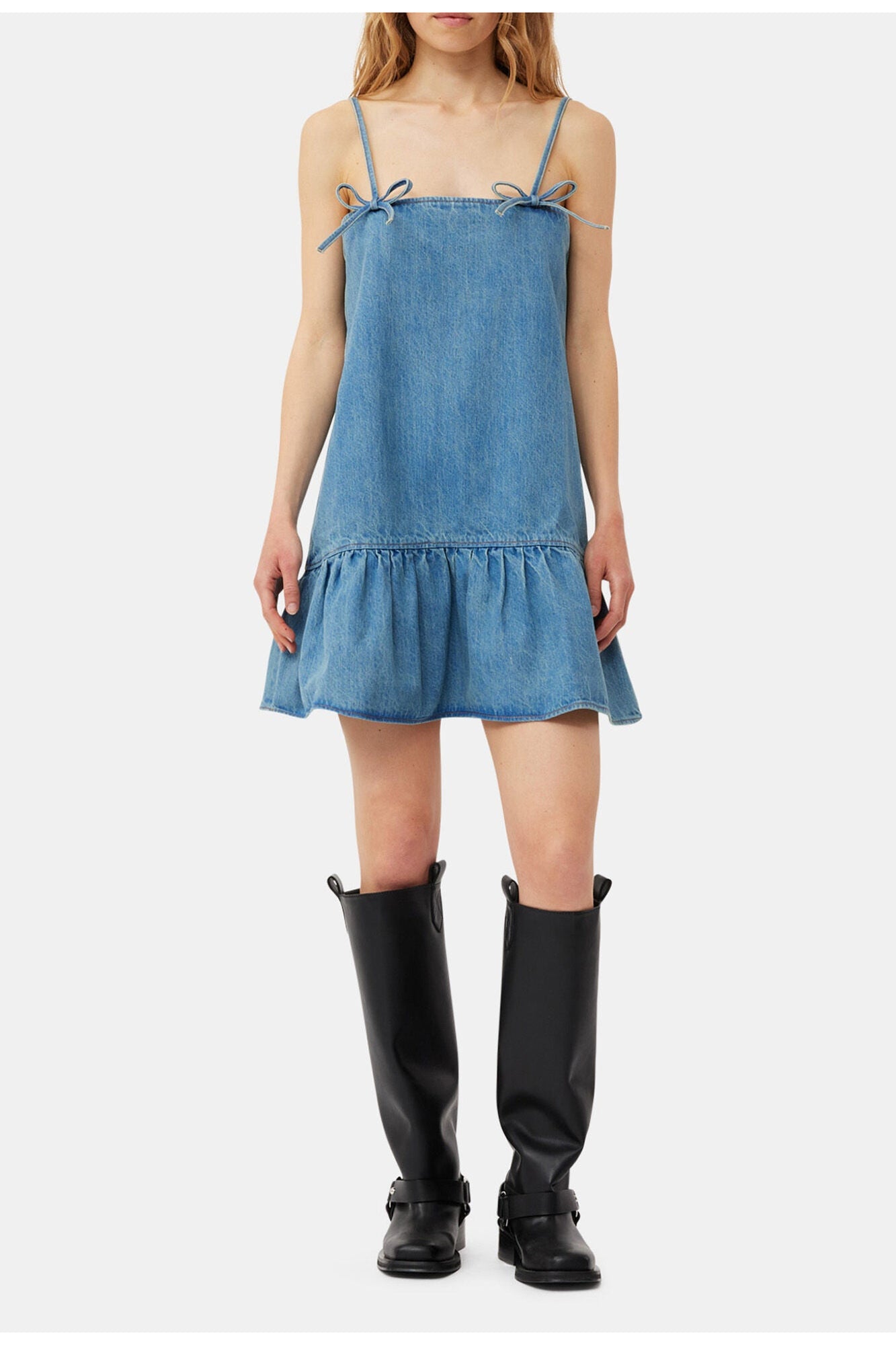 Denim Mini Dress | Tint Wash