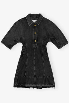 Denim Mini Dress | Washed Black/Black (V1)