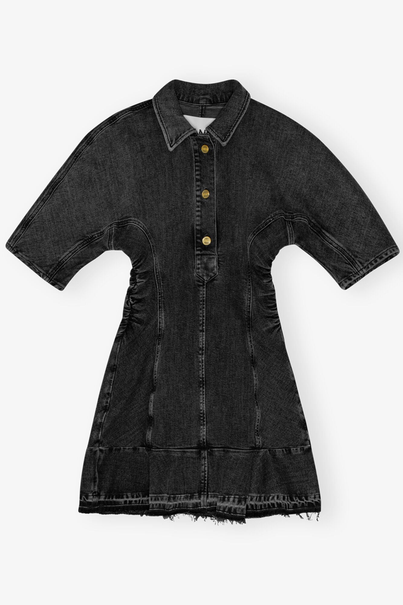 Denim Mini Dress | Washed Black/Black (V1)