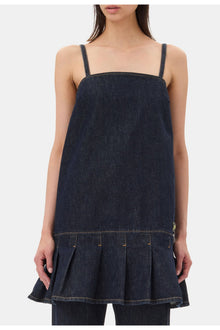 Denim Strap Mini Dress | Rinse