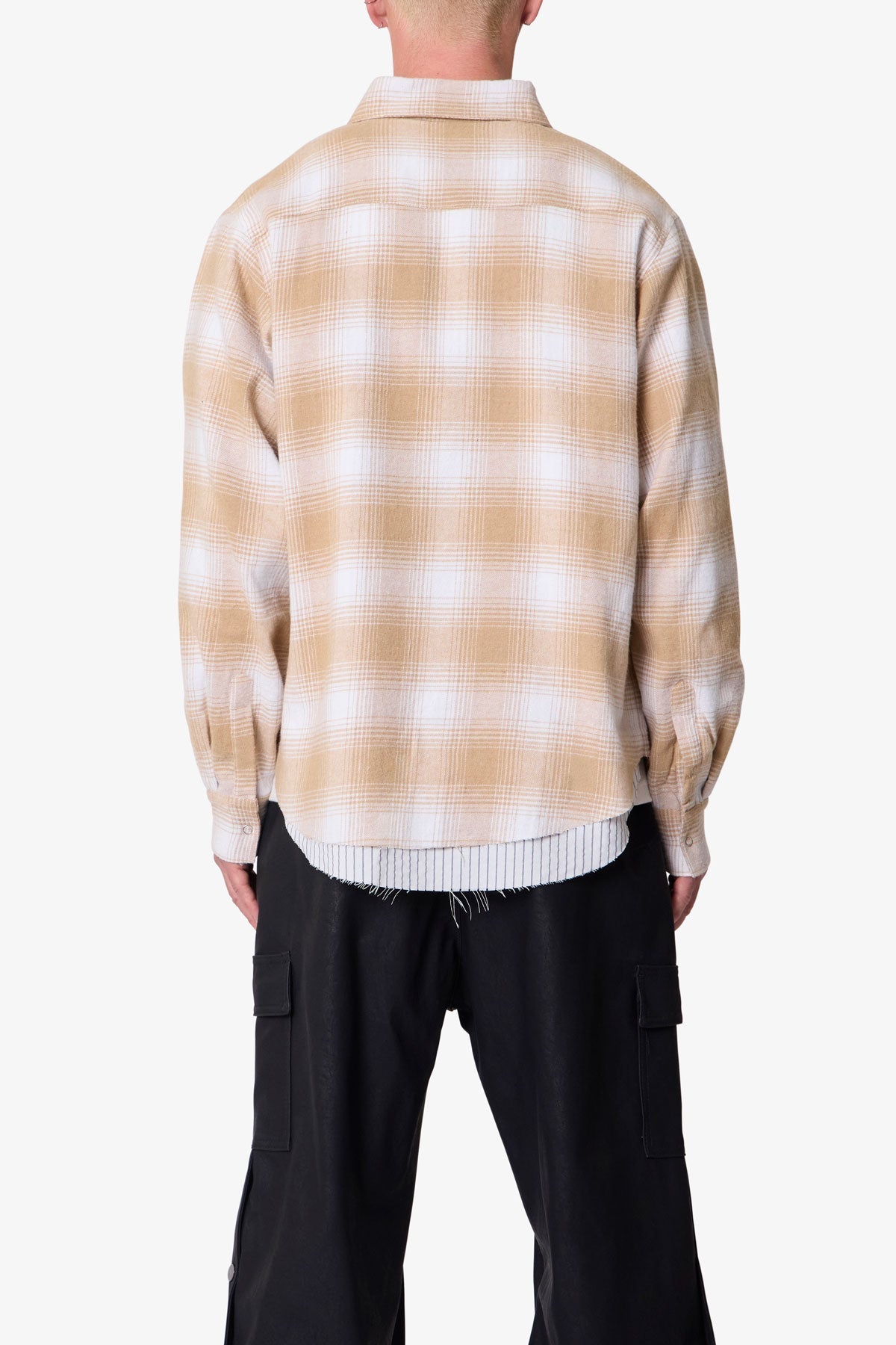 Double Layered Vintage Shirt | Tan