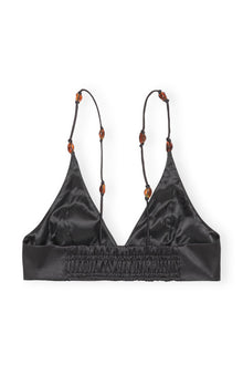 Double Satin Top | Black