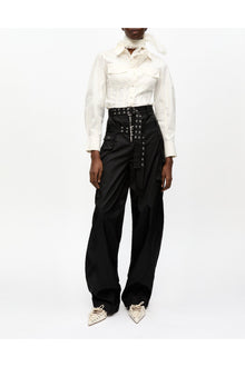 Duchesse Nylon Pocket Trousers | Black