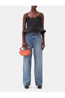 Duchesse Satin Top | Black