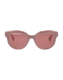 Unisex | Versare Round Sunglasses | Pink Lens | Pink