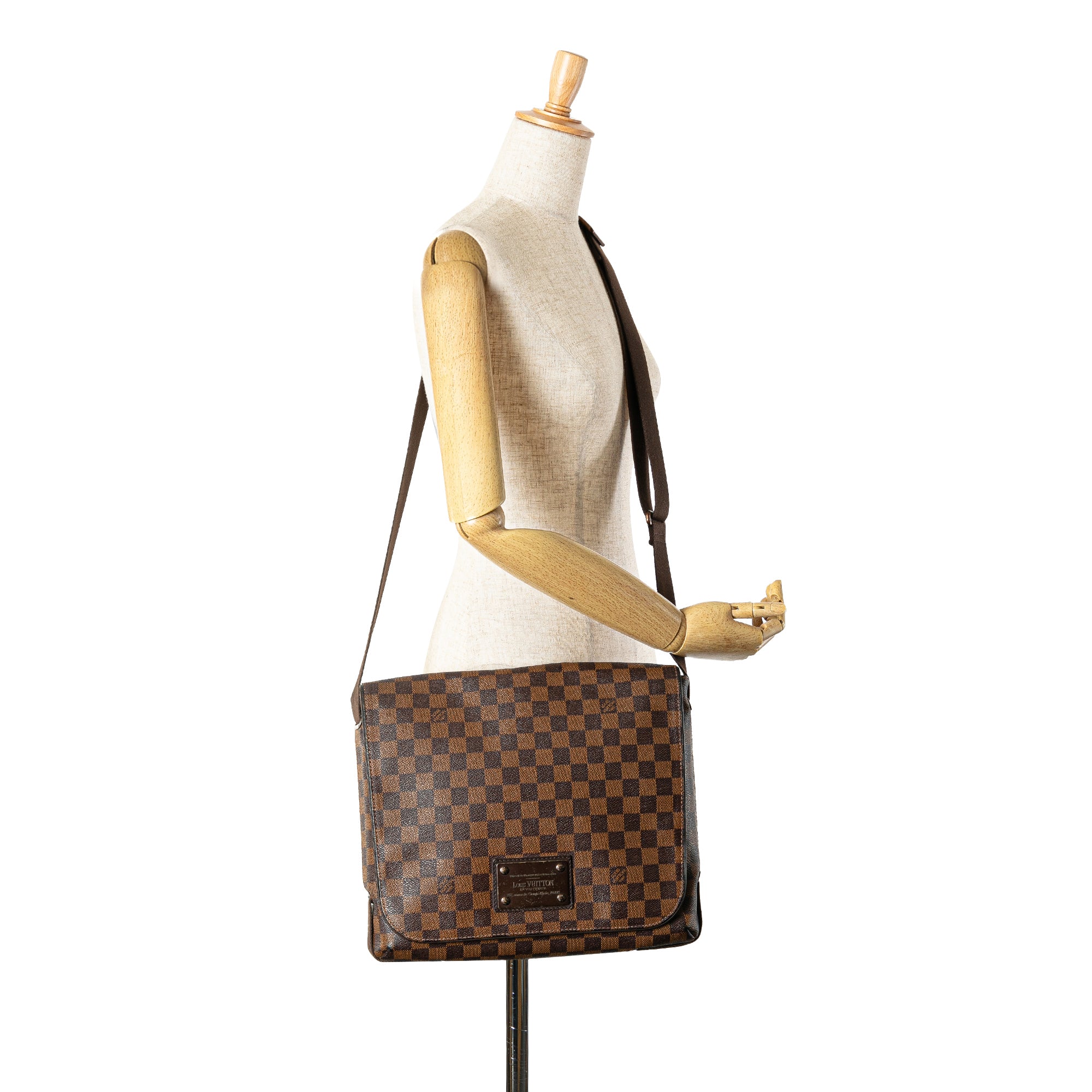 Louis Vuitton | Pre-Owned Damier Ebene Brooklyn MM | Brown