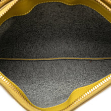 Celine | Pre-Owned Large Lambskin Trio Crossbody | Yellow/Mustard