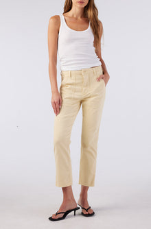AMO Denim | Easy Army Trouser in Creme Brulee