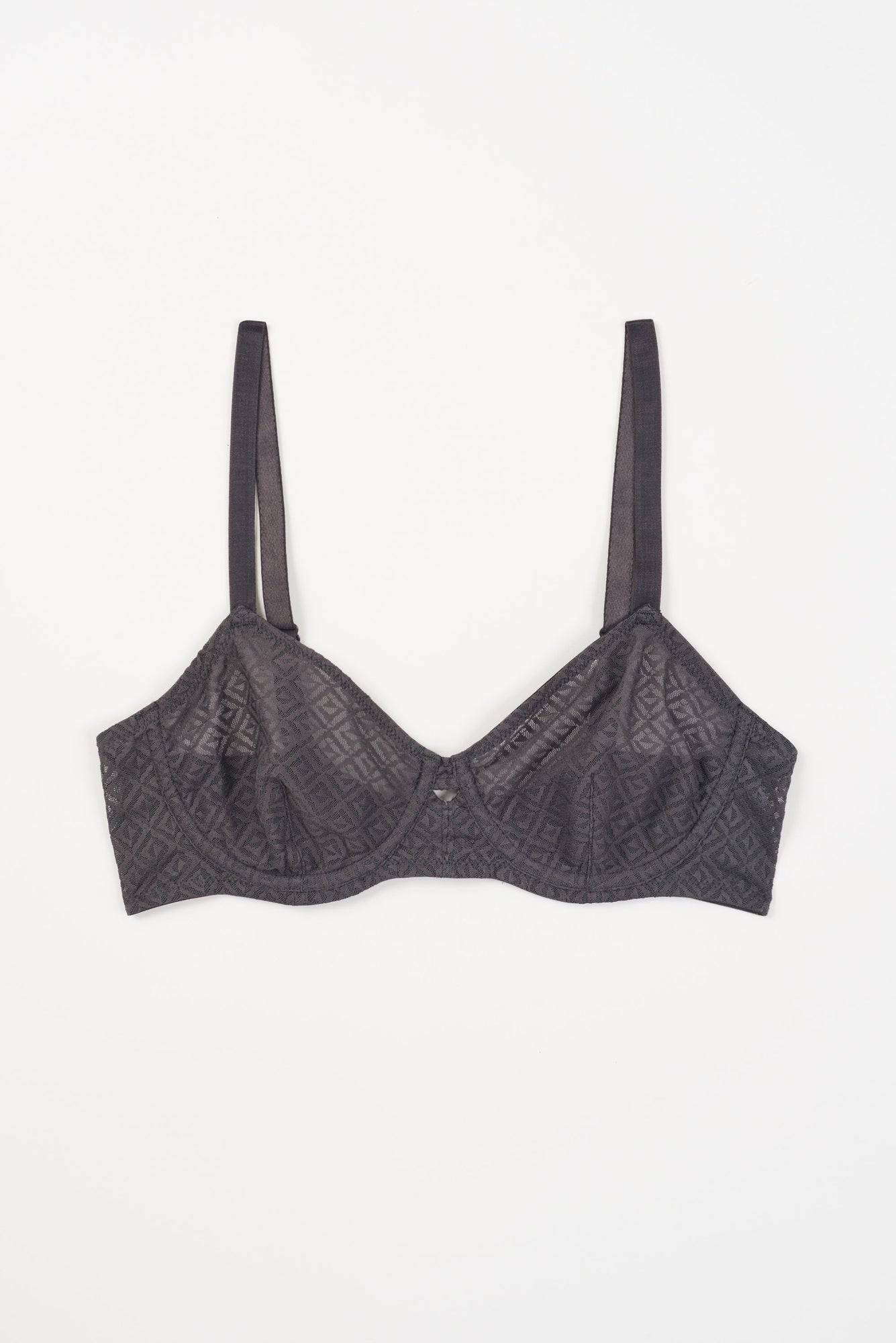 Betty Underwire Full Cup Bra | Grey