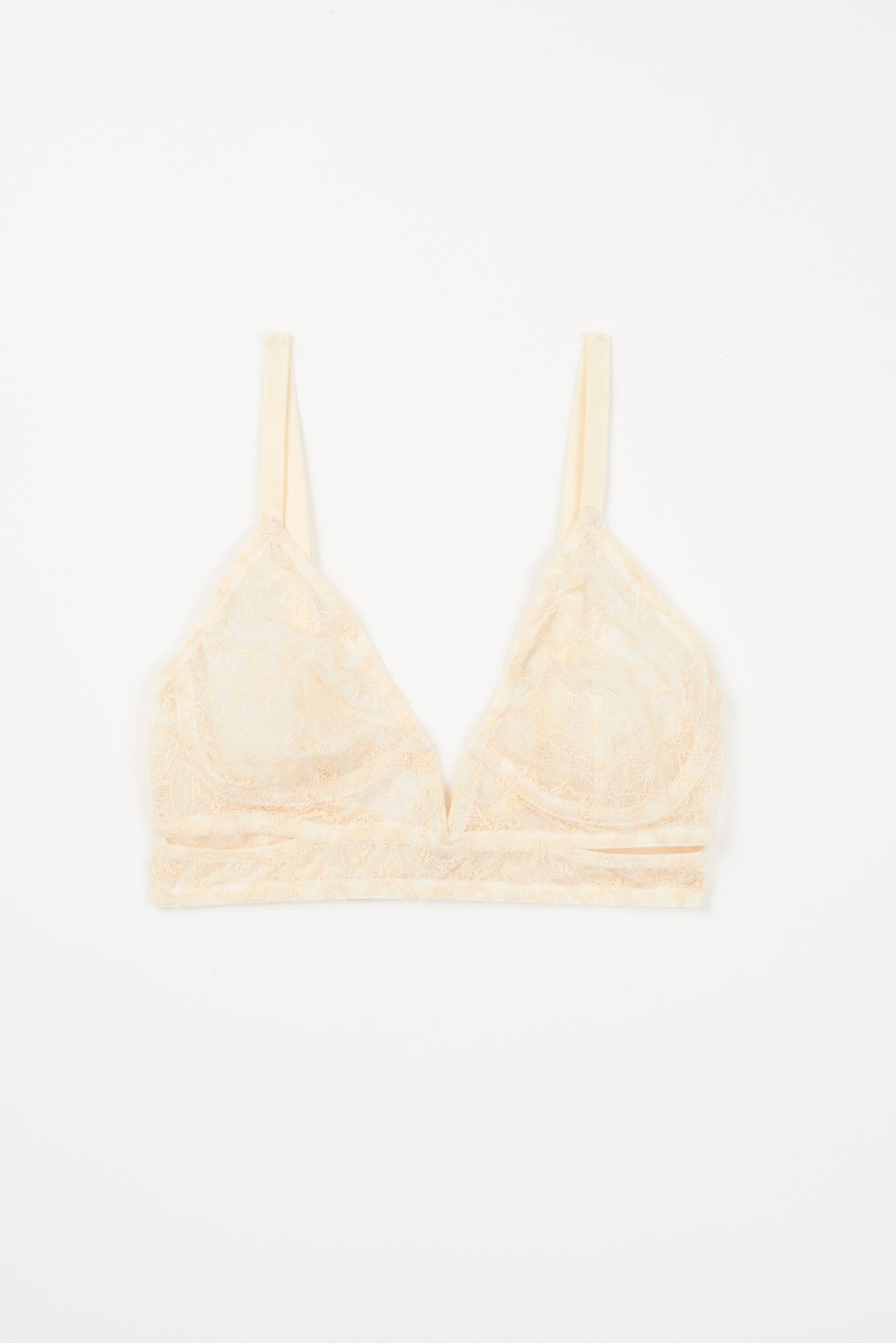 Marie Soft Plunge V Wire Bra | Ecru