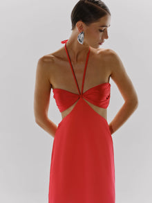 Riri Maxi Dress | Off Red