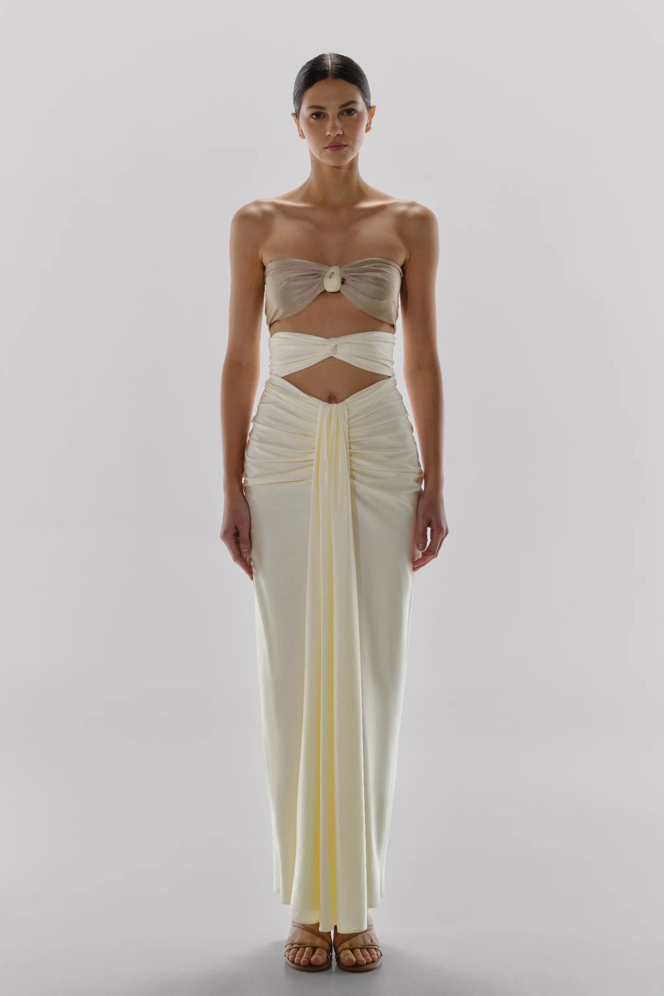 Giselle Maxi Dress | Marble Ivory