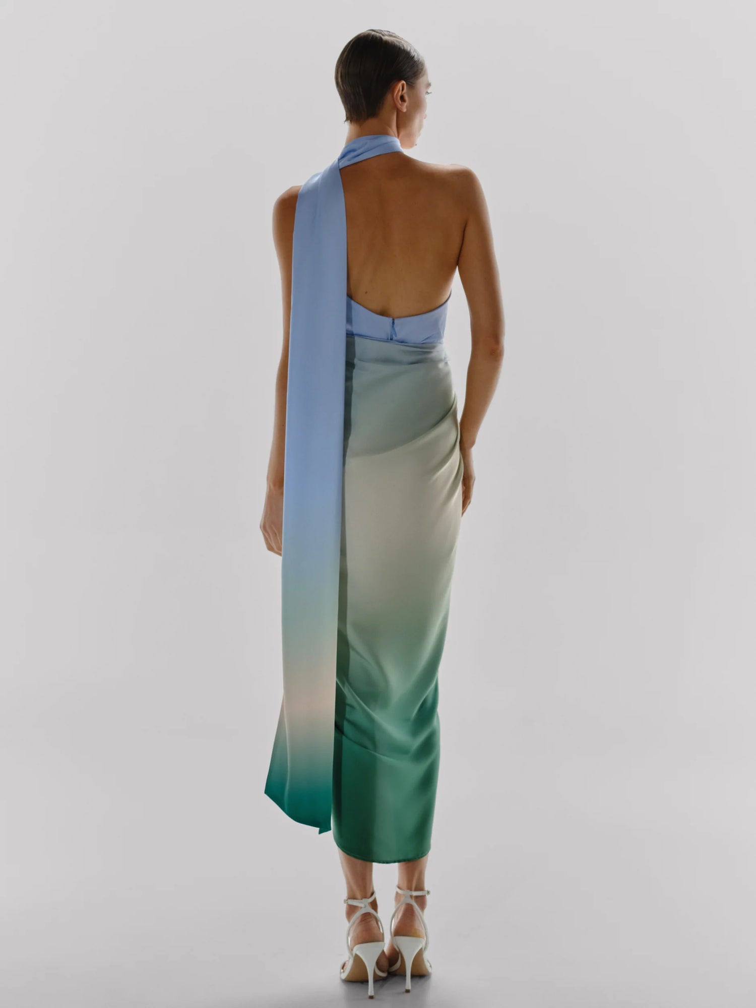 Lora Midi Dress | Algae