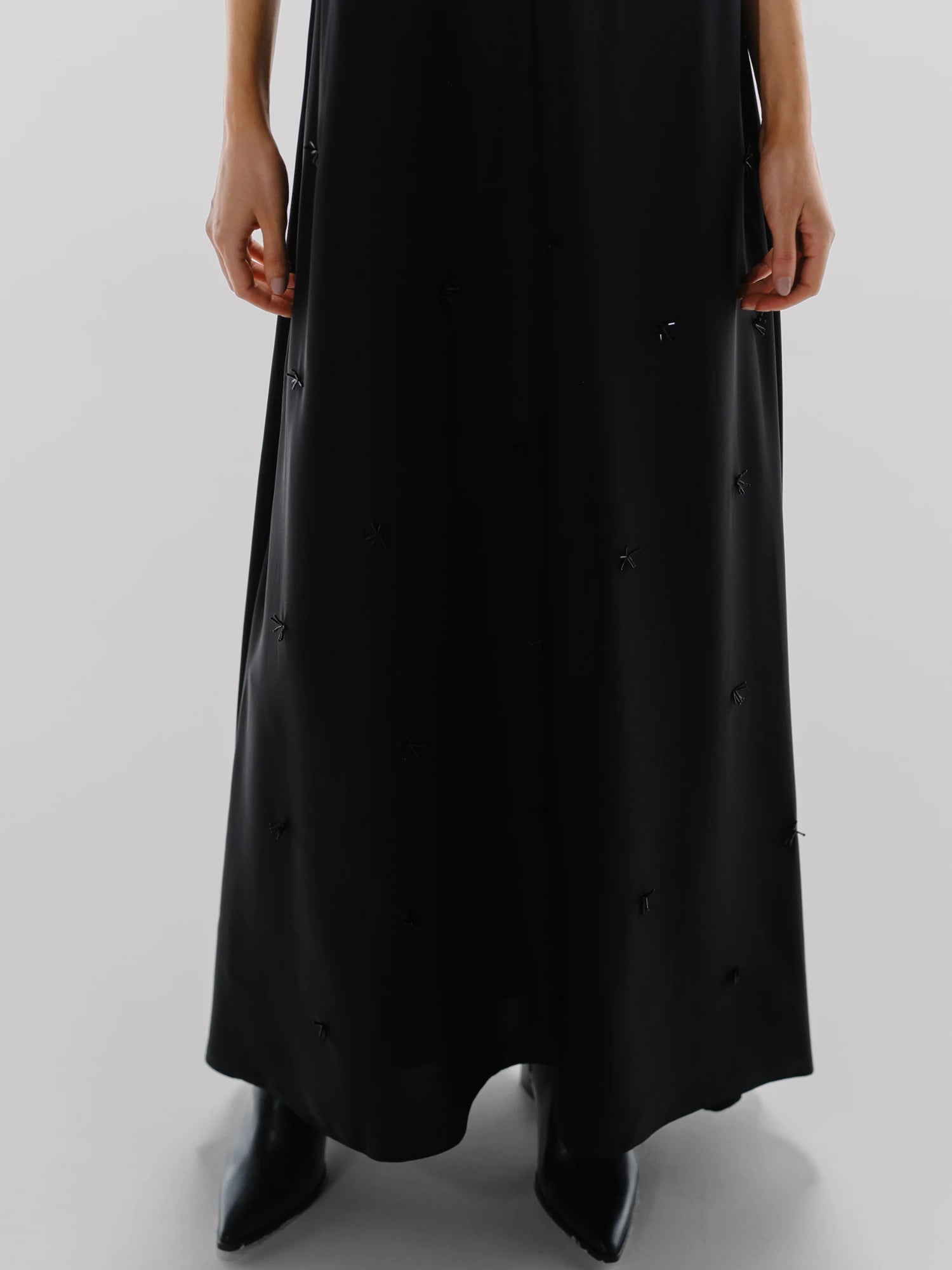 Rondine Maxi Dress | Black