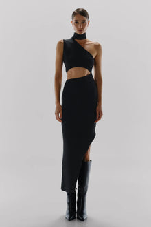 Takara Midi Dress | Onyx