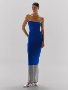 Anais Maxi Dress | Silver Night