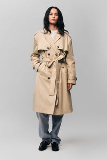 Womens | Classic Trench Coat | Khaki