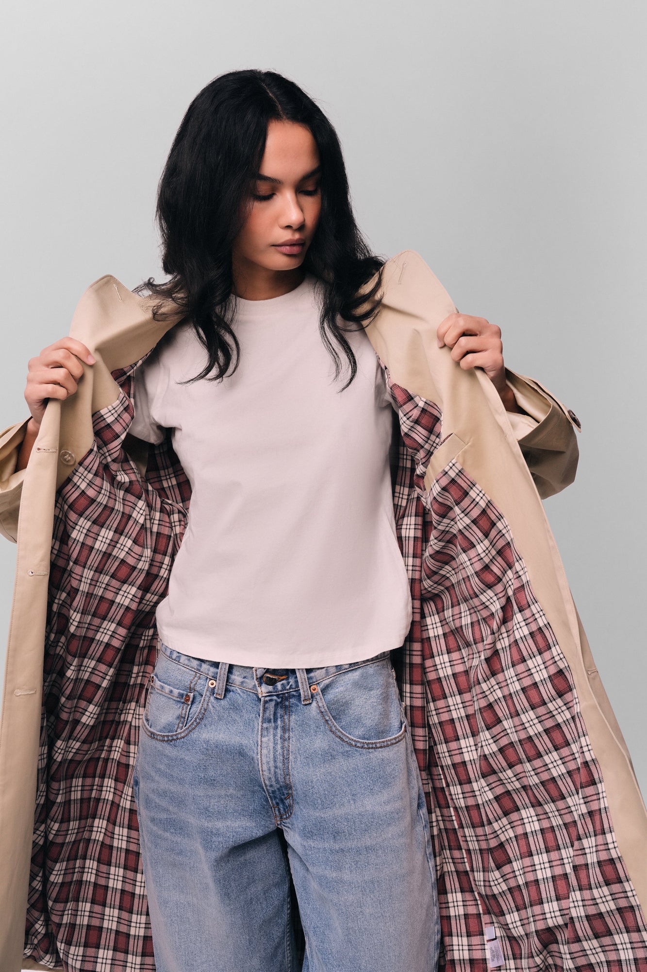 Womens | Classic Trench Coat | Khaki