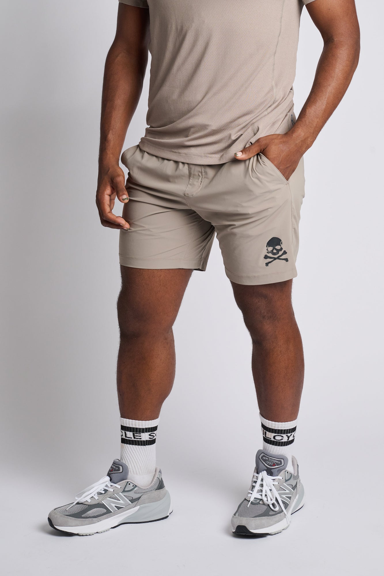 Rhone | Invictus Ripstop Short 7' | Foggy Taupe