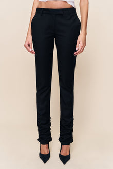 Womens | Cora Ruched Hem Pant | Black