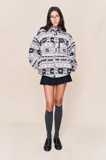 Womens | Guizio Sherpa Zip Up Jacket | Fair Isle