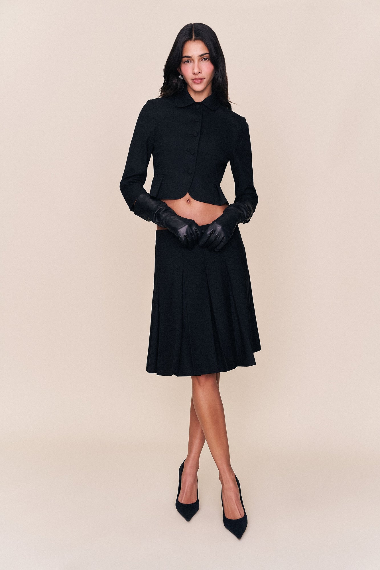 Womens | Leather Gloves | Black