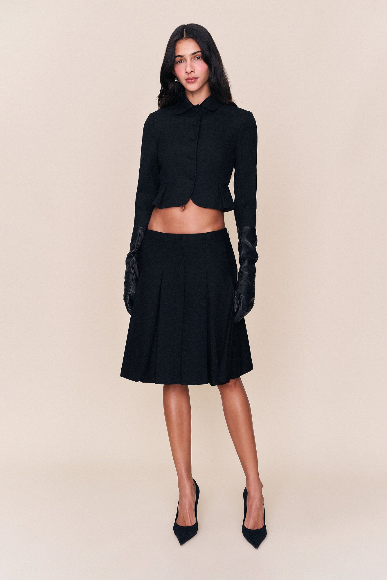 Womens | Leather Gloves | Black