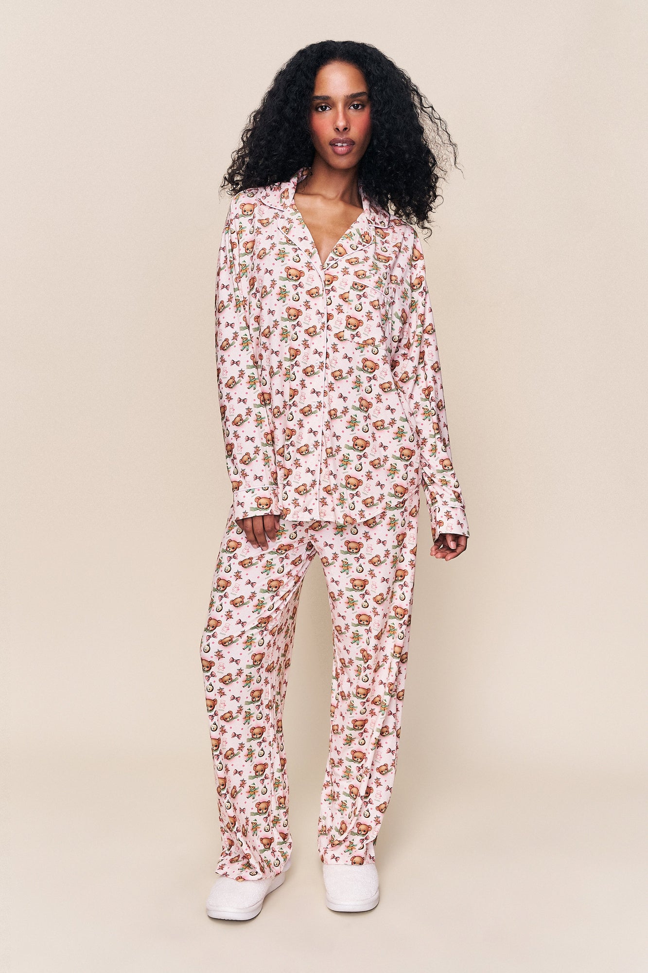 Womens | Ella Set | Holiday Teddy