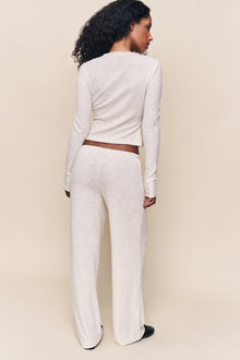 Womens | Lana Ribbed Top | Ivory