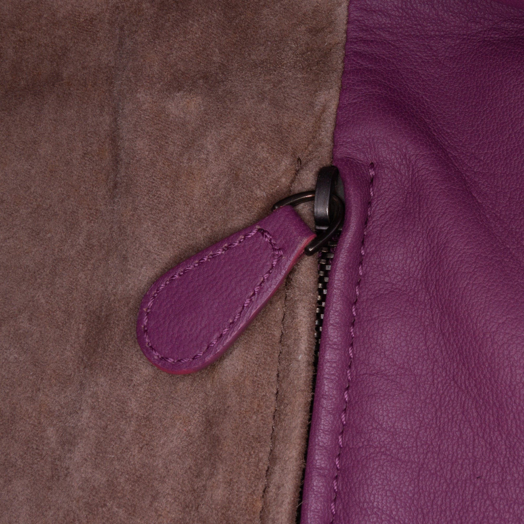 Bottega Veneta | Pre-Owned Nappa Intrecciato Flap Crossbody | Purple/Dark Purple