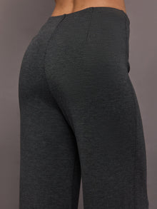High Waisted Scuba Pant | Charcoal
