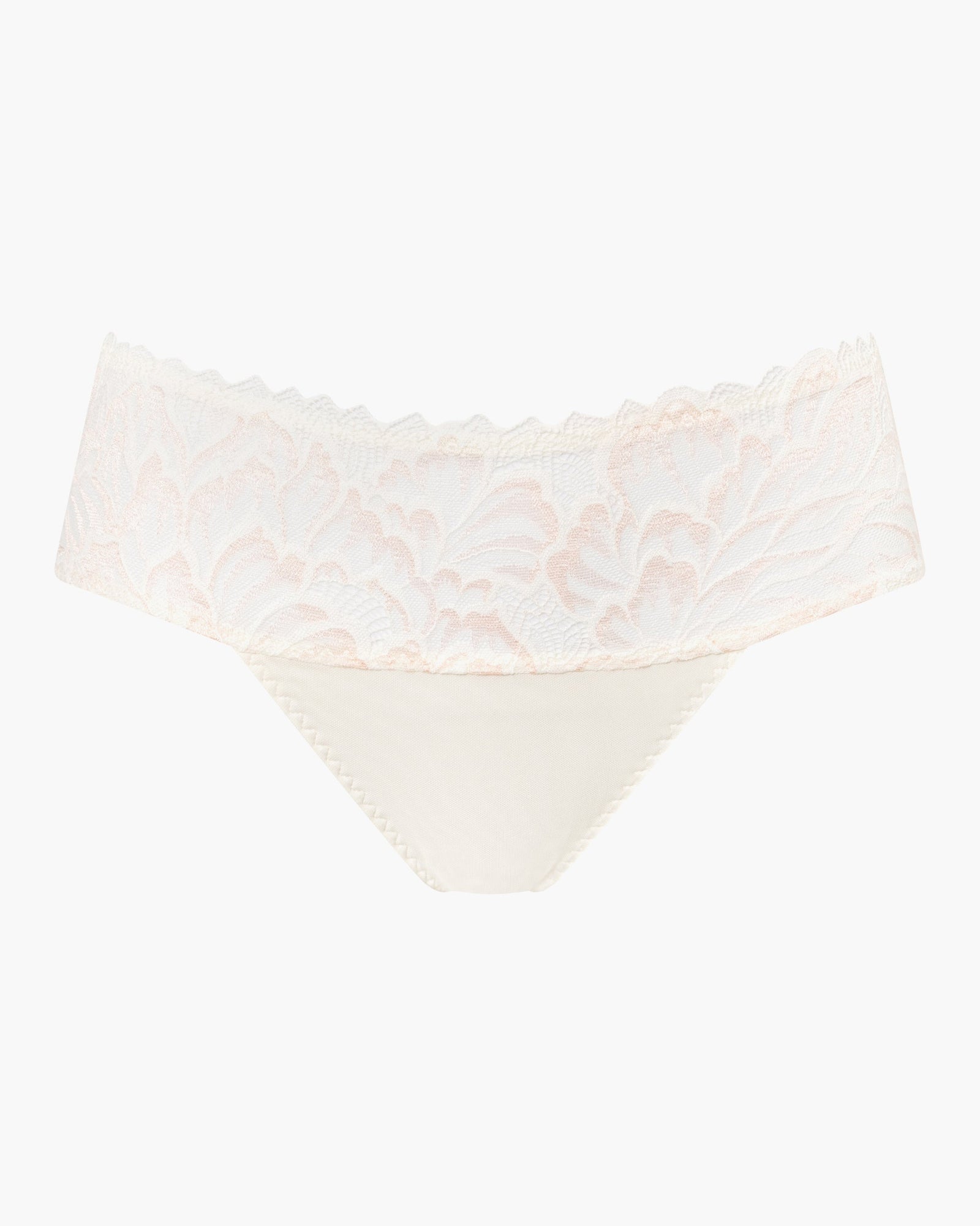 White Boyleg - Encantata Cheeky Bikini