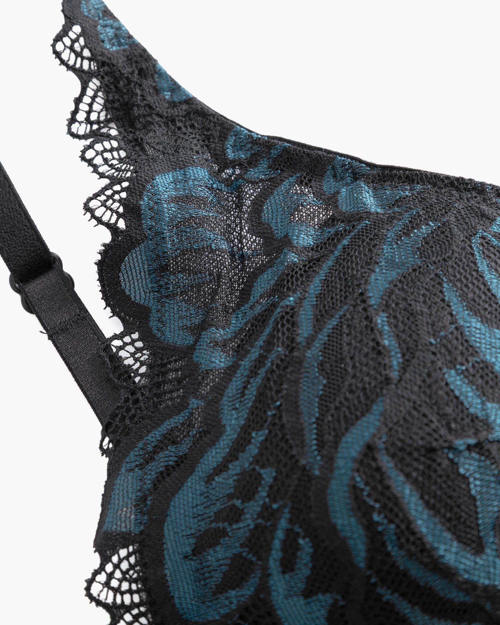 Black Bra - Encantata Padded Plunge Bra