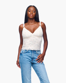 White Camisole - Encantata Curvy Camisole