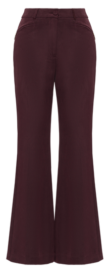 Straight Leg Pants | Purple