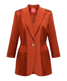 Tailored Blazer | Orange