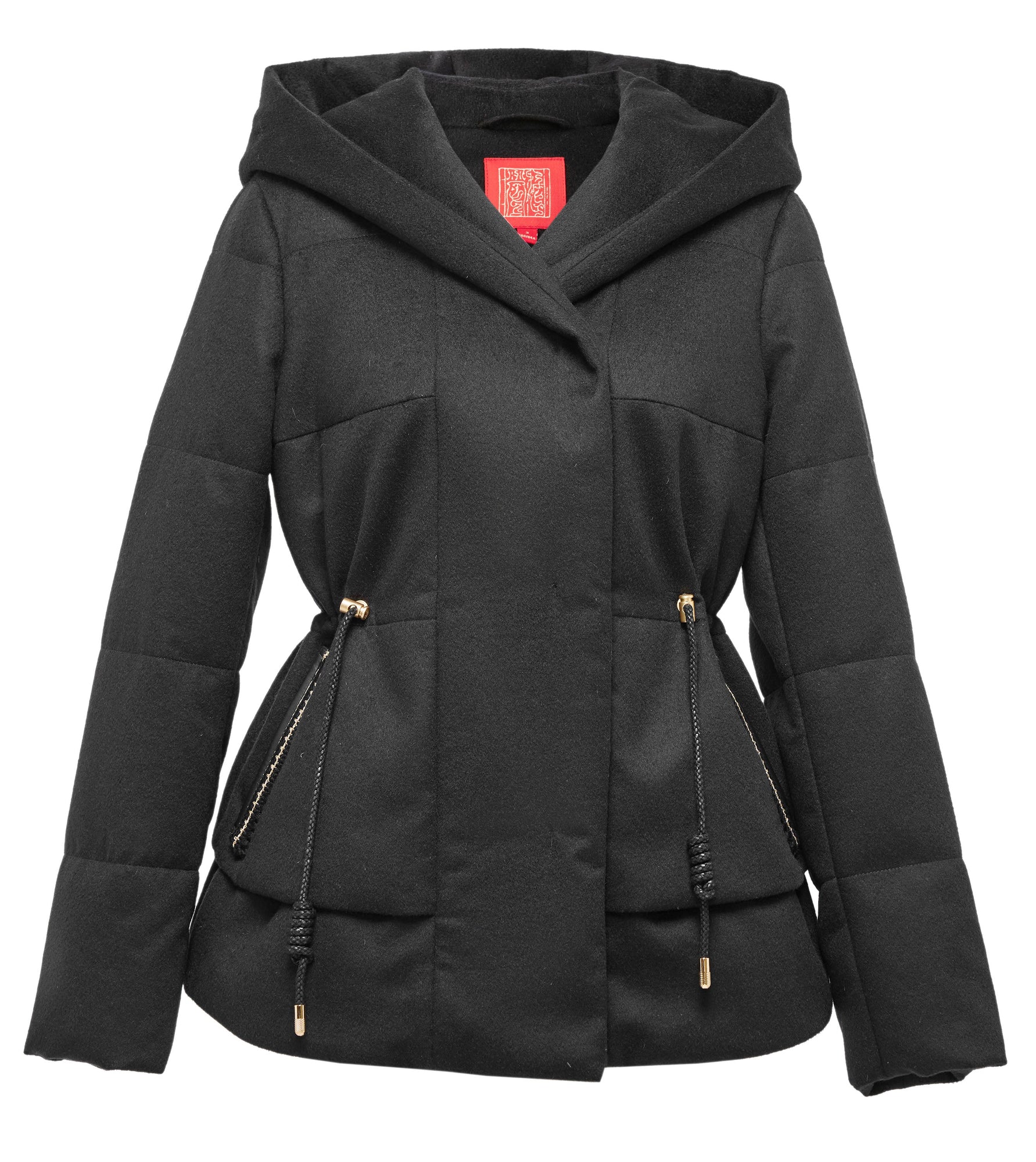Cashmere Goose Down Jacket | Black