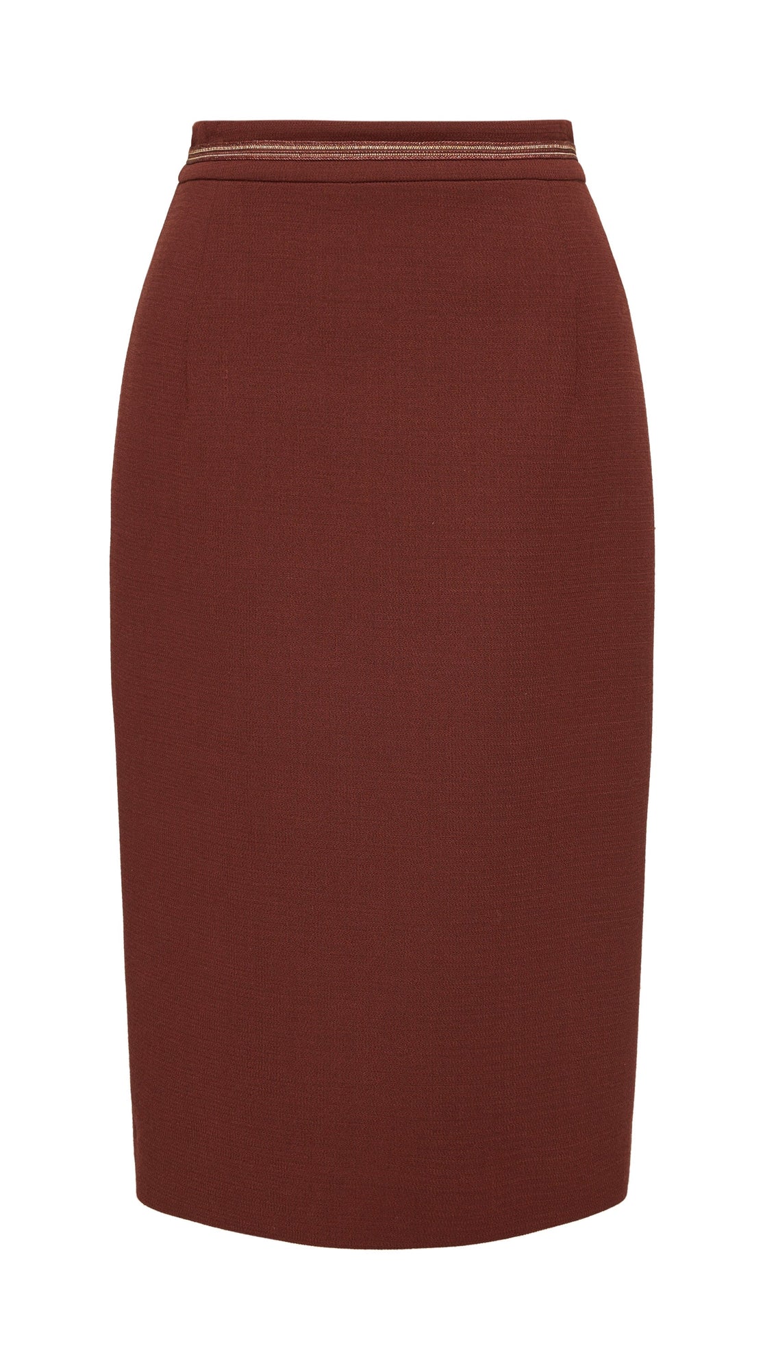 Wool Bag Skirt | Wine Red