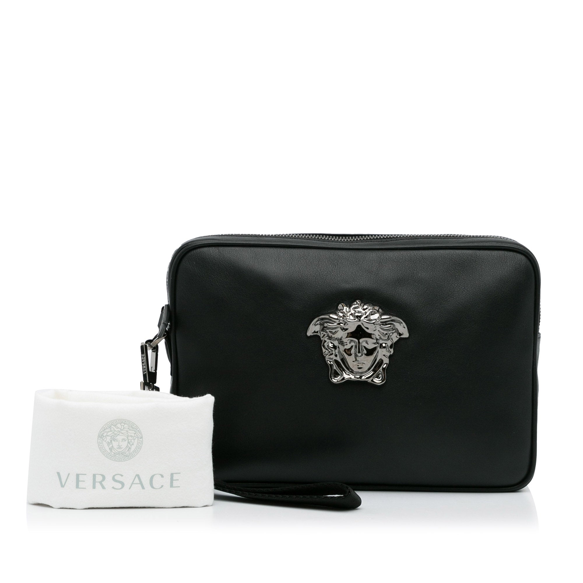 Versace | Pre-Owned Medusa Clutch | Black