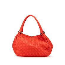 Bottega Veneta | Pre-Owned Nappa Intrecciato Parachute Tote | Red