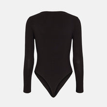 OW Collection Erla Bodysuit | Black Caviar