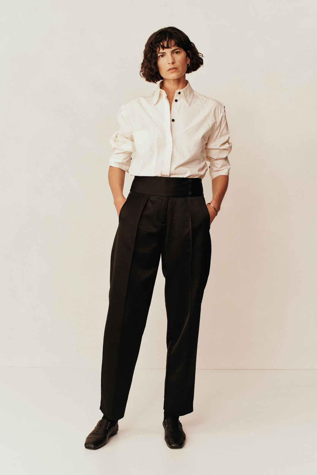 Luki Cacoon Trouser | Black