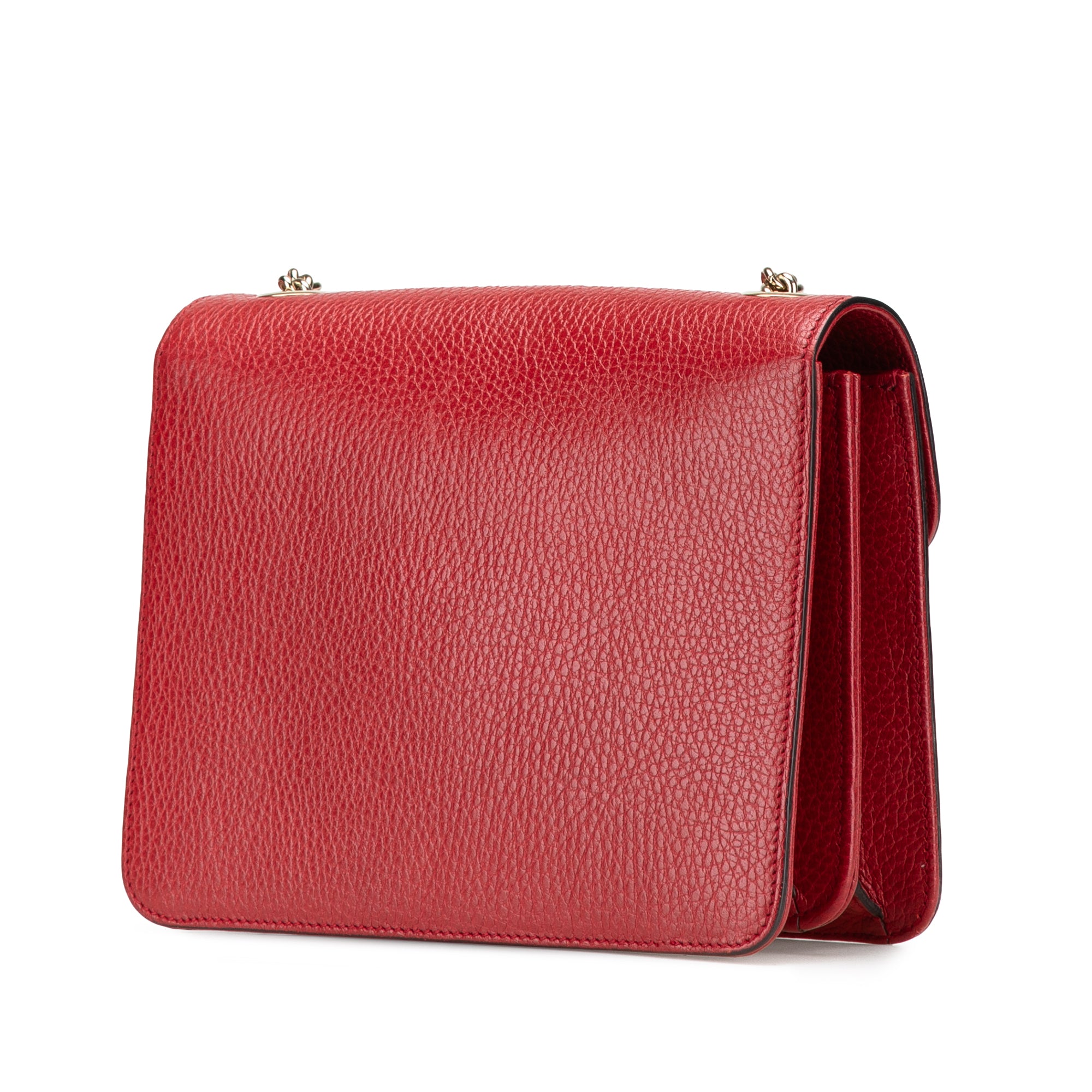 Gucci | Pre-Owned Small Dollar Calfskin Interlocking G Crossbody | Red