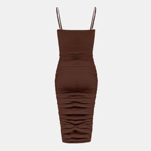 OW Collection Ezra Midi Dress | Cappuccino